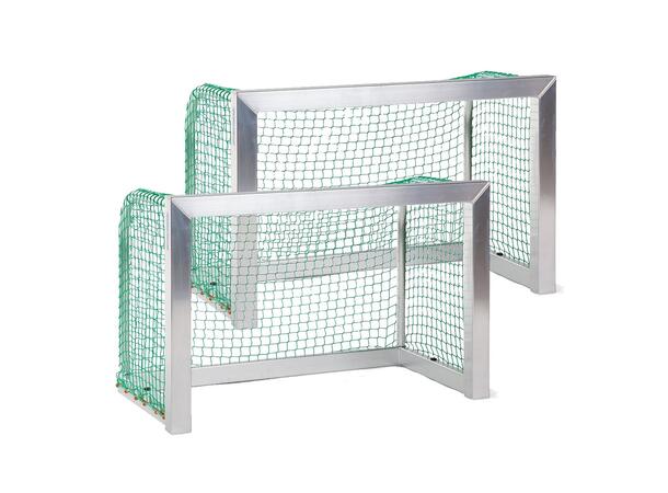Minimål helsveiset 2 stk. Robuste alu fotballmål 120 x 80 cm 