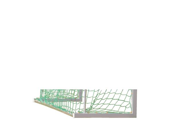 Fotballmål frittstående 5x2 m Kvadratisk profil - med forsterket ramme