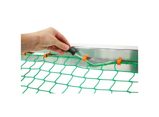 Minimål helsveiset 120 x 80 cm Robust alu fotballmål | 10 cm masker