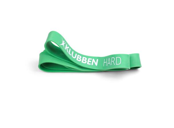 Powerband - lang, rund treningsstrikk 1 stk. | Hard | Grønn 
