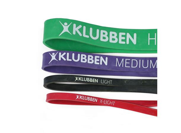 Powerband pakke med 4 strikker 4 strikker | ulik belastning 