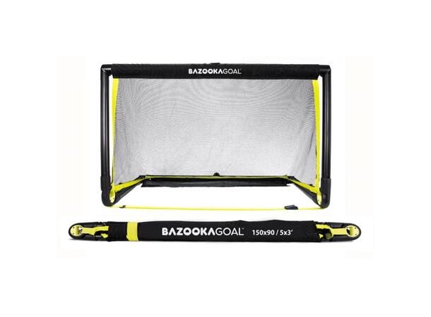 BazookaGoal XL | 150X90 cm | 12 stk 3v3 Fotballmål - Sammenleggbart minimål