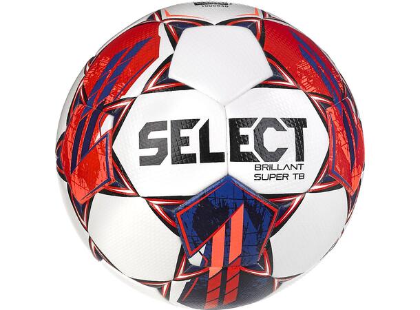 Fotball Select Brillant Super TB V23 FIFA Quality Pro Matchball | Hvit/rød