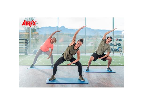 Airex Coronella matte 120 x 60 x 1,5 cm Treningsmatte | Blå | Velg oppheng