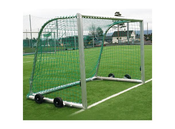 Fotballmål 5x2 m 7'er mål | Med nett og hjul 
