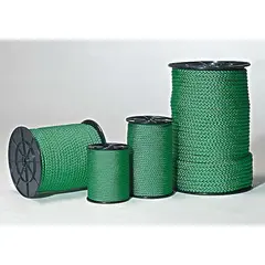 Snor nylon grønn ca 4 mm Metervare