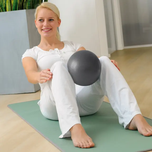 Pilatesball Sissel Soft 26 cm | Grå 