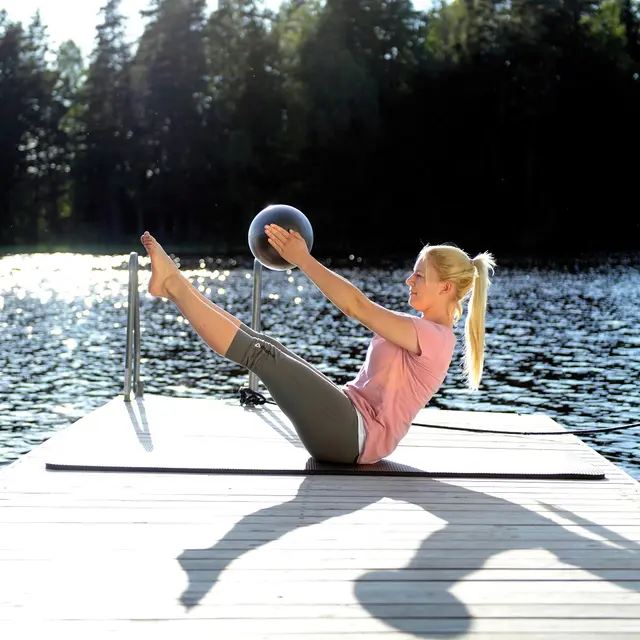 Pilatesball Sissel Soft 26 cm | Grå 