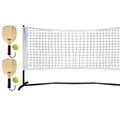 Pickleballracket Startersett Nett 1/2 Court | 2 racketer | 2 baller