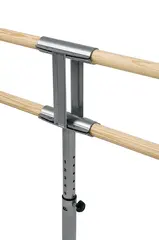 Frittst&#229;ende Ballettbarre - Royal 200 cm 2 barrer | h&#248;ydejustering | m/hjul