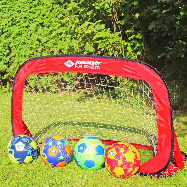 Pop-Up fotballmål | 2 stk 120x80x80 cm | Par 