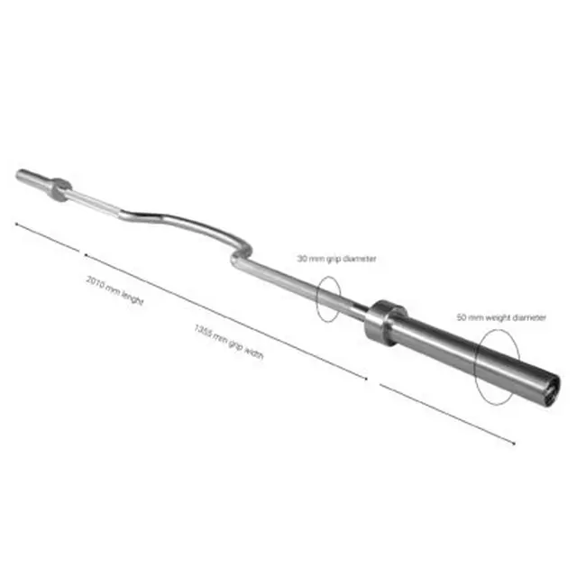 Vektstang Olympisk Buet Max 680 kg | 201 cm | 20 kg 