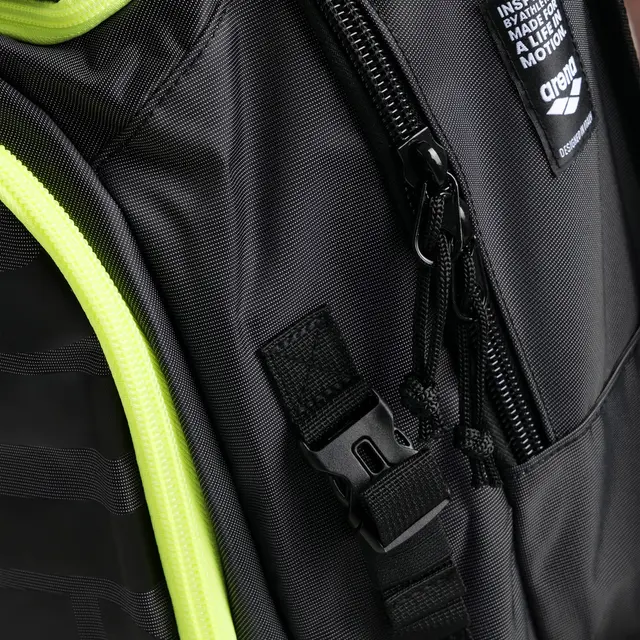 Arena Fastpack 3.0 Ryggsekk 40 L Svart/Gul | Svømmesekk | Svømmebag 